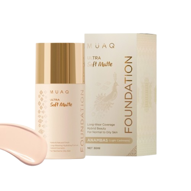 MUAQ Ultra Soft Matte Foundation Anambas 1