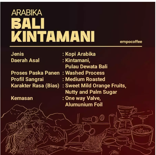 Agri Baru Sejahtera Empo Coffee Arabica Bali Kintamani 