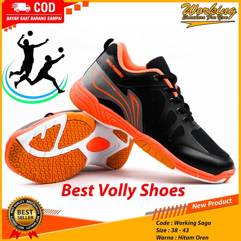 Working Sneakers For You Working Saga Sepatu Pria Volly 3