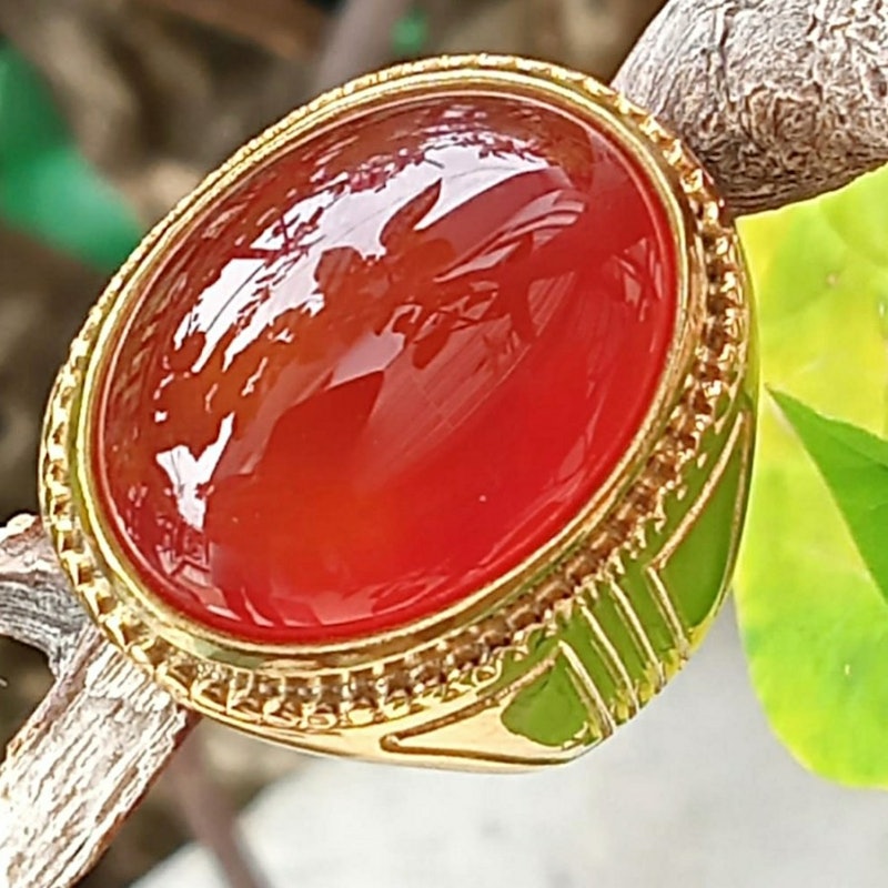 Cincin Batu Sulaiman Madu Natural 2