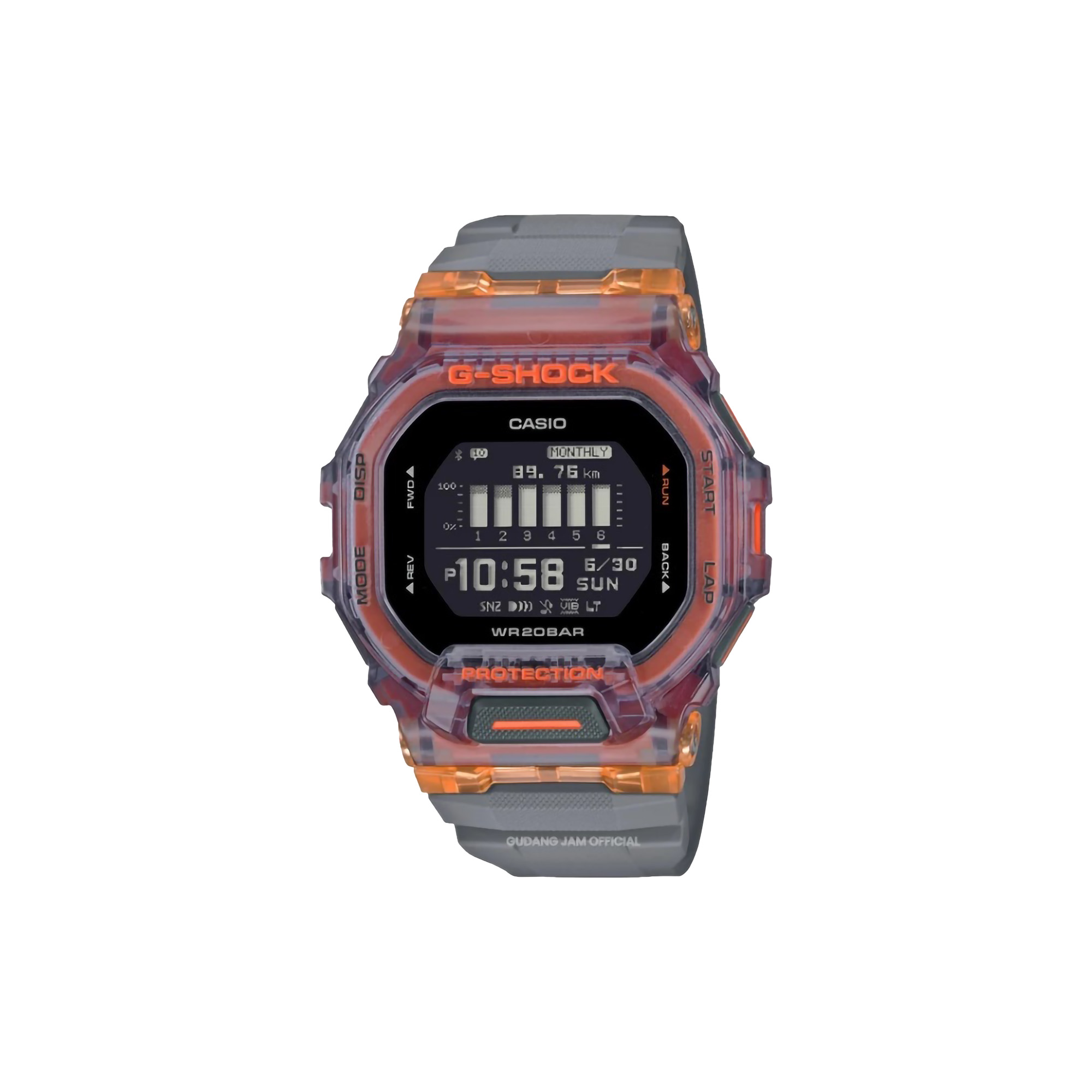 CASIO G-SHOCK G-Squad Vital Bright Series ｜ GBD-200SM-1A5DR