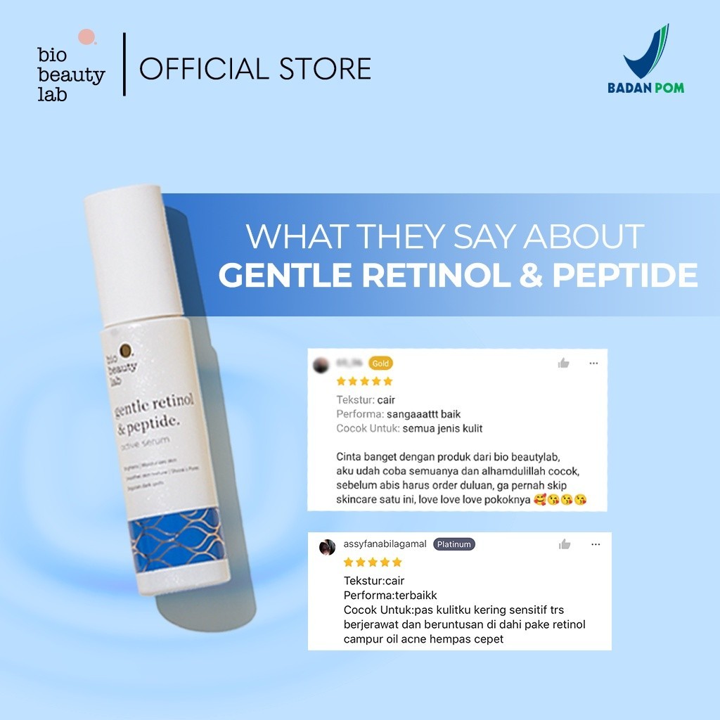 Bintang Berlian Laboratoria Bio Beauty Lab Gentle Retinol & Peptide Active Serum