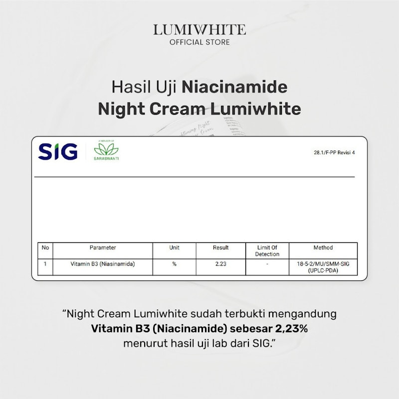 Lumiwhite Brightening Night Moisturizer Cream 5