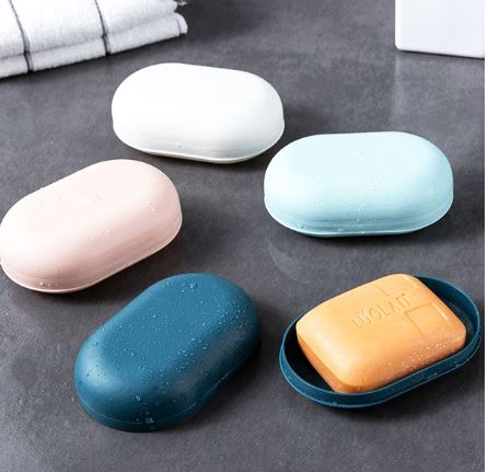 Mendekor Tempat Sabun Batang Kotak Kamar Mandi Plastik 