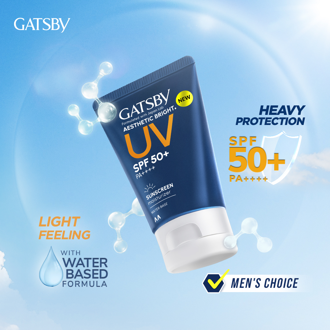 Mandom Indonesia Gatsby Aesthetic Bright UV SPF 50+ PA ++++