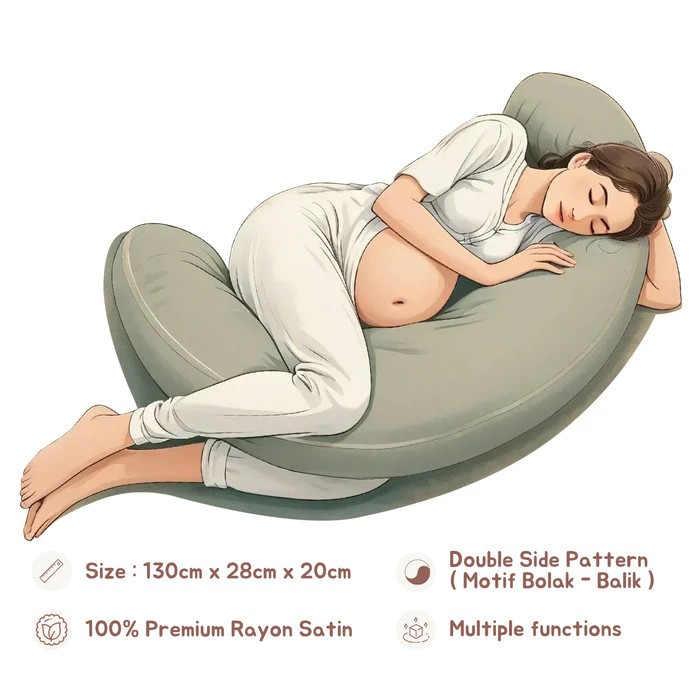 Obayito Indonesia Jaya Perkasa Belabebo Bantal Ibu Hamil Multi-Function 7in1 