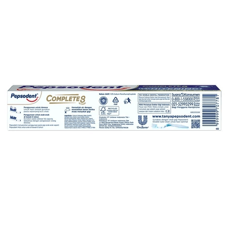 Unilever Indonesia Pepsodent Complete 8 Plus Whitening