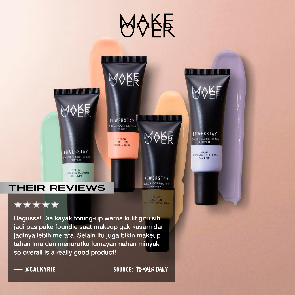 Paragon Technology and Innovation MAKE OVER Powerstay Color Correcting Primer Peach