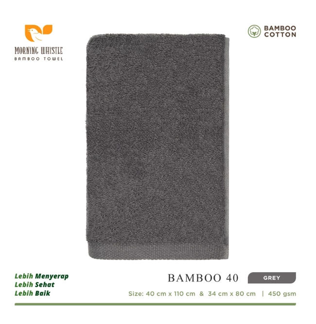 Morning Whistle Bamboo Towel 40 34 x 80 cm 5