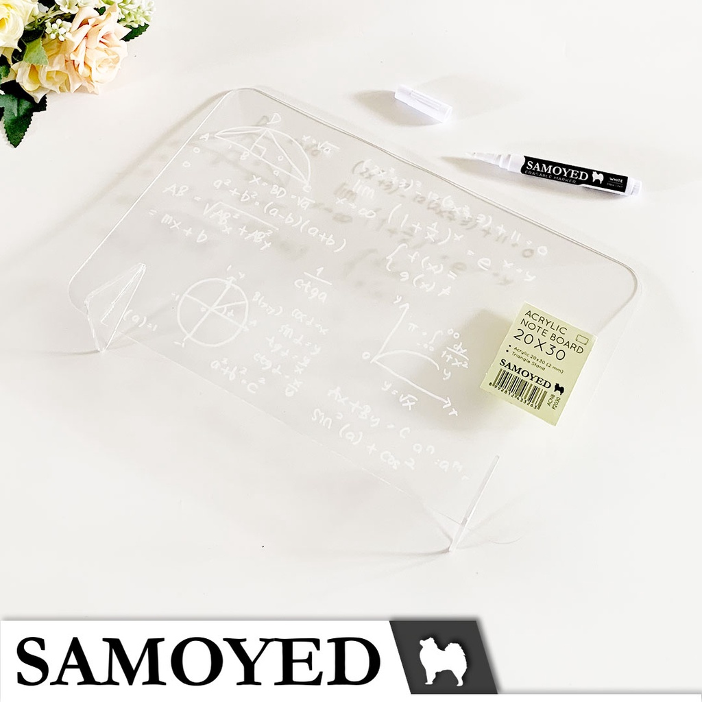 Samoyed Acrylic Note Board ACNB-P2030