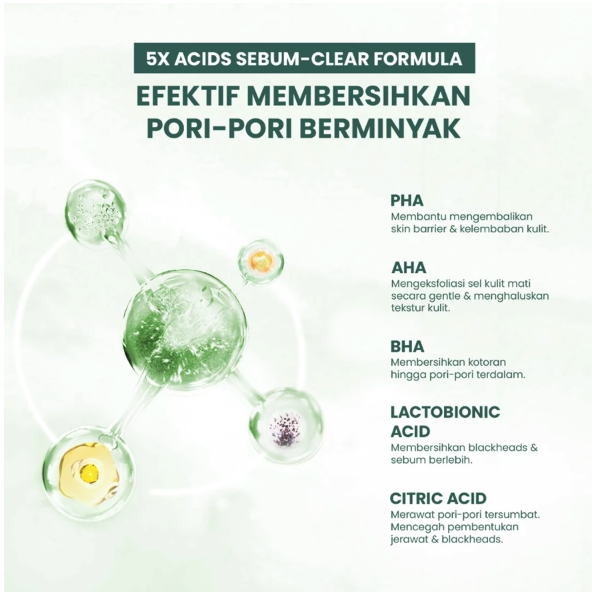 HEBE Beauty Style Y.O.U AcnePlus 5X Acids Cleansing Pads