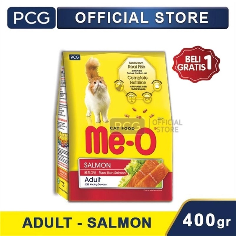Me-O Dry Cat Food Adult Salmon 400g 3