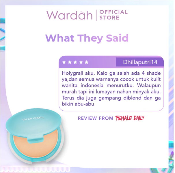 Paragon Technology and Innovation Wardah Everyday Luminous Two Way Cake 03 Ivory