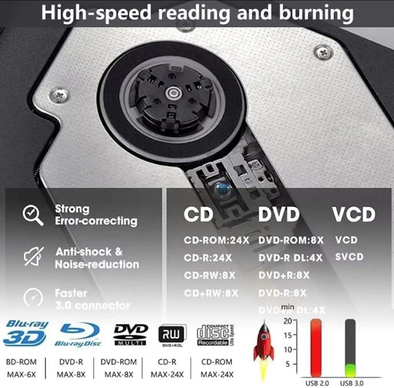 Ultra Thin DVD Writer 4
