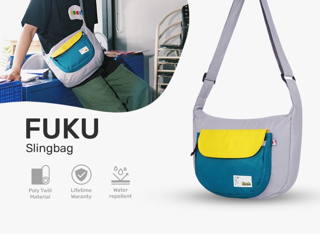 Exciting Uncommon Contrast Kit  EUCK Fuku Sling Bag