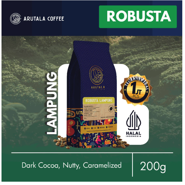Sari Bumi Makmur Internasional Arutala Coffee Robusta Lampung