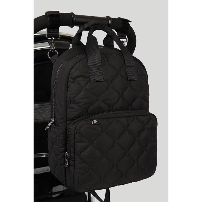 Mothercare Black Quilted Backpack Changing Bag 3