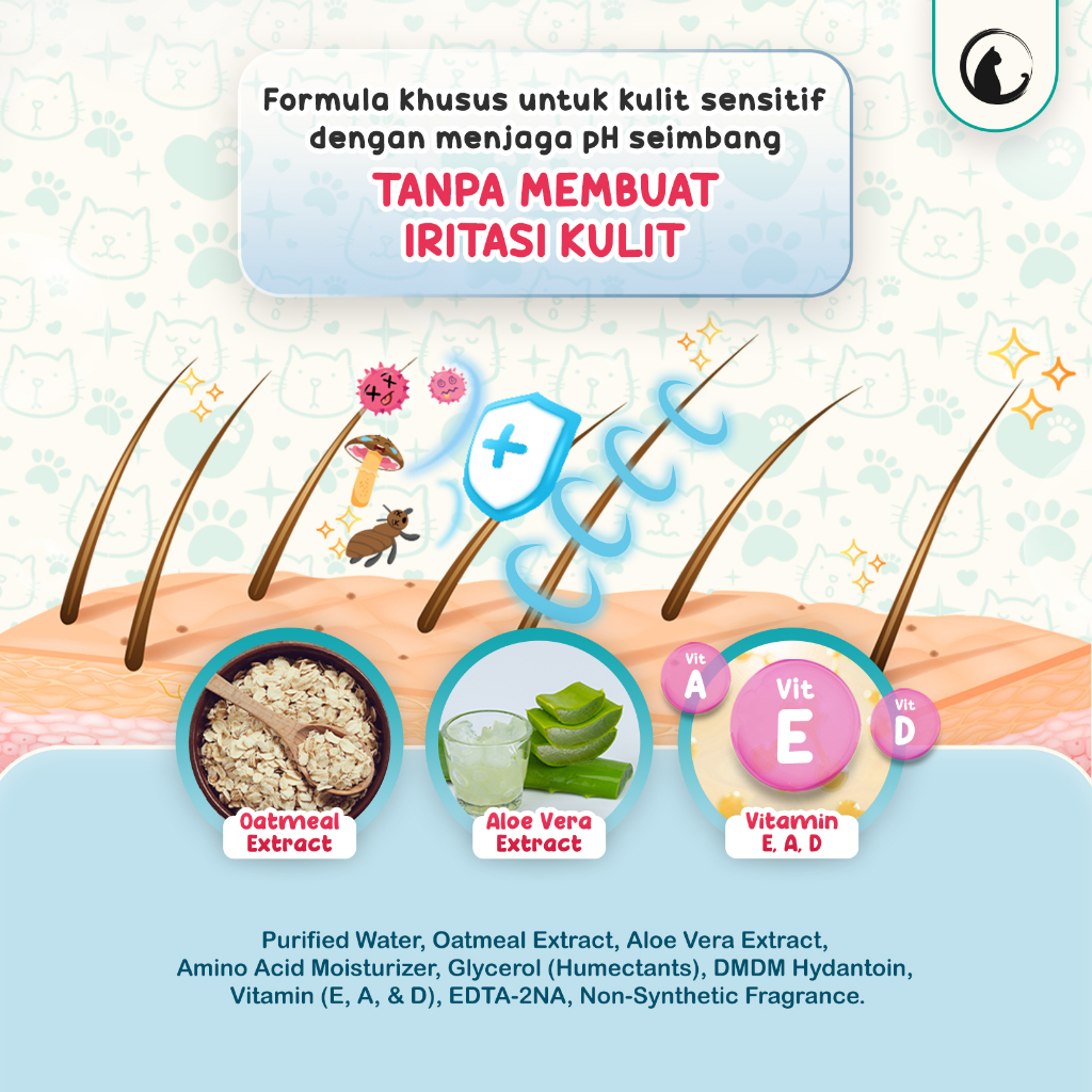 Olive Maju Abadi Olive Care 2in1 Kitten Shampoo