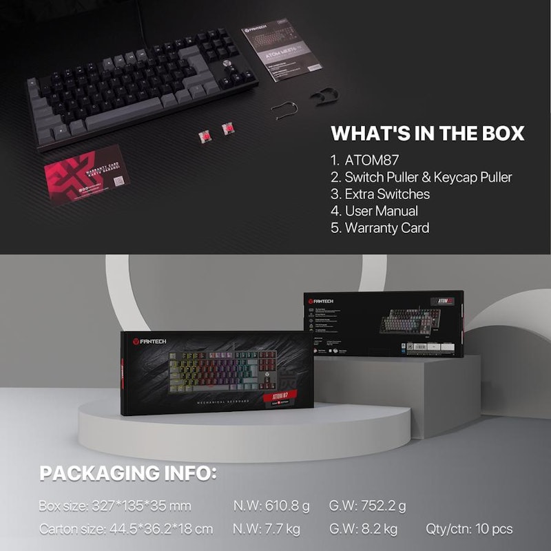 Mechanical Keyboard ATOM TKL 5
