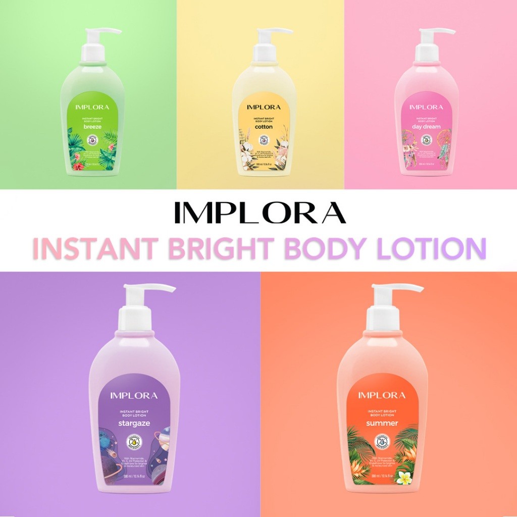 Implora Sukses Abadi Implora Instant Bright Body Lotion Breeze
