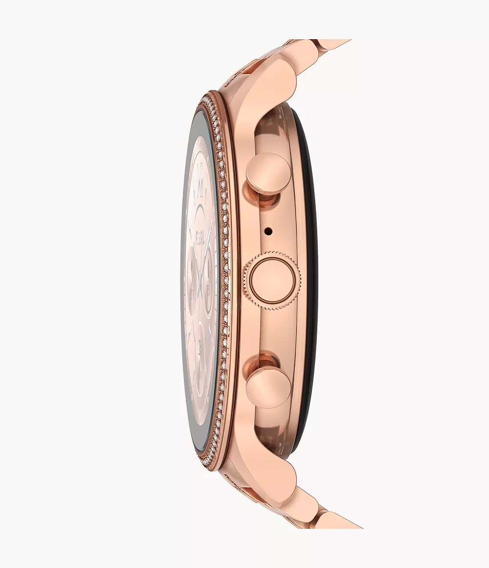 Gen 6 Smartwatch Rose Gold-Tone Stainless Steel 4