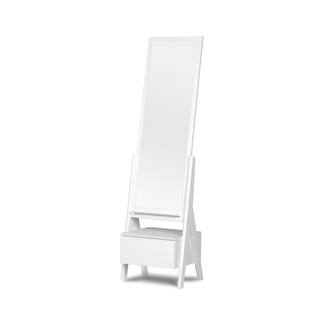 KHIVA Standing Mirror with Drawer