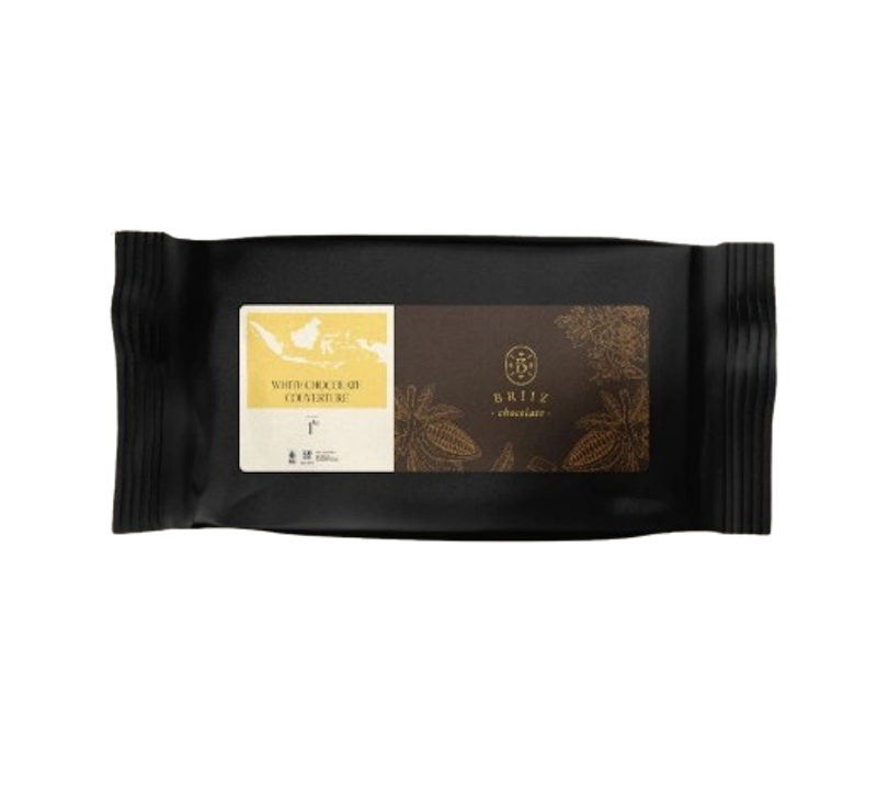 Briiz Chocolate White Chocolate Couverture 1 kg 1