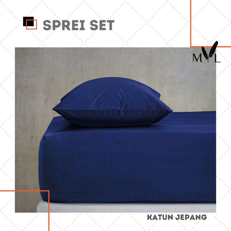  Marvelo Sprei Set Katun Jepang 200x200