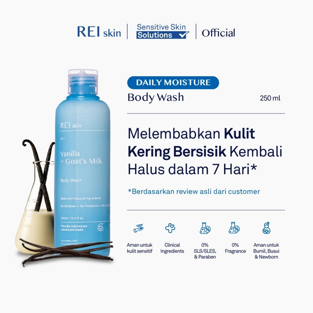 REI Skin REI Skin Vanilla + Goat's Milk Body Wash 