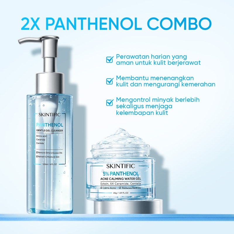 2PCS 2X Panthenol Combo Gentle Gel Set A 2