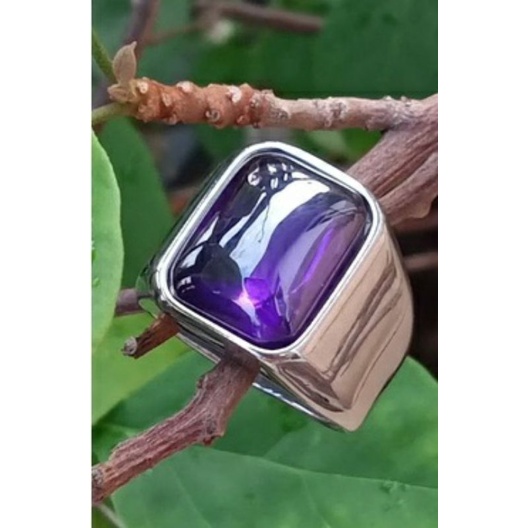 Cincin Kecubung Amathyst Brazil