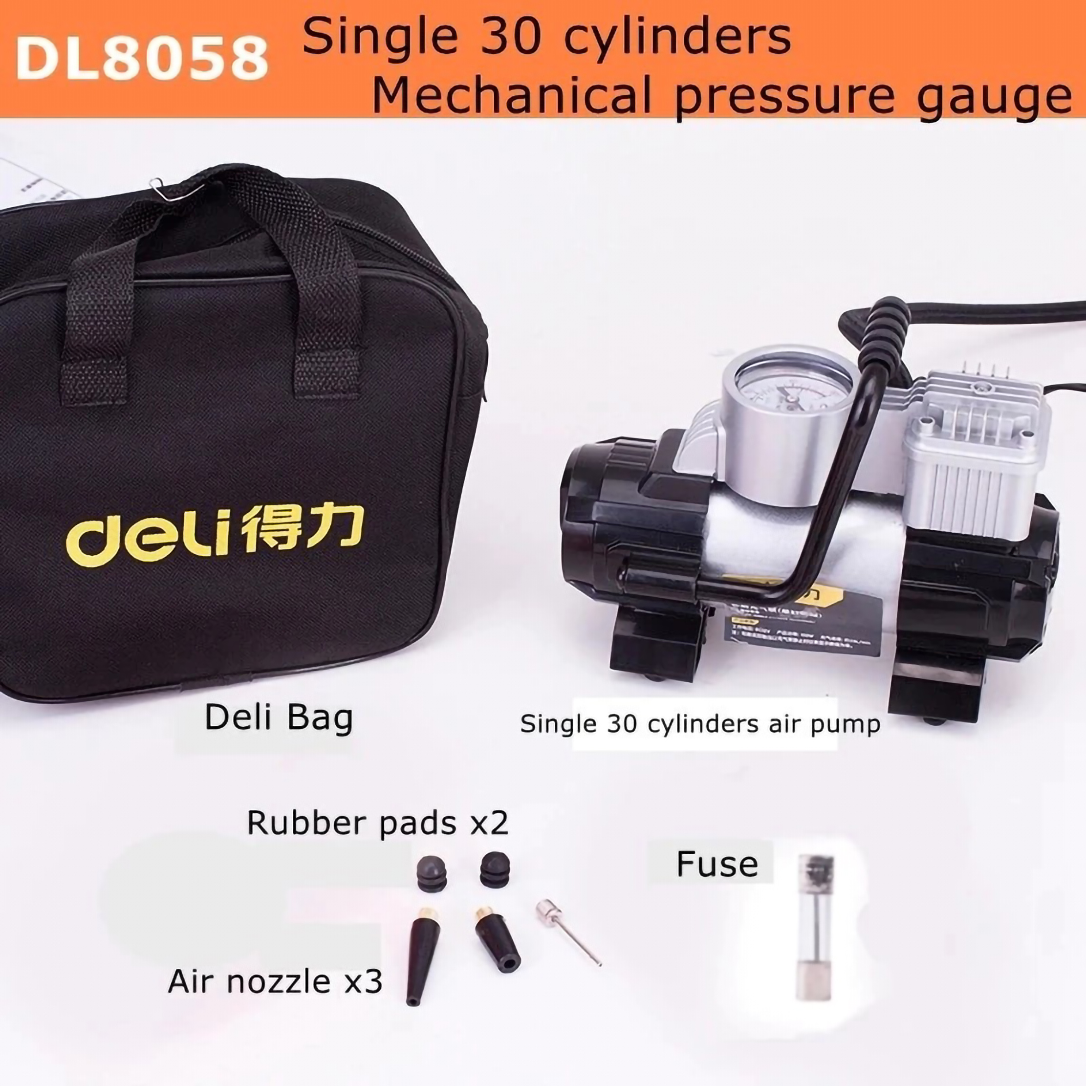 Deli Group Deli Pompa Angin Portable DL805X