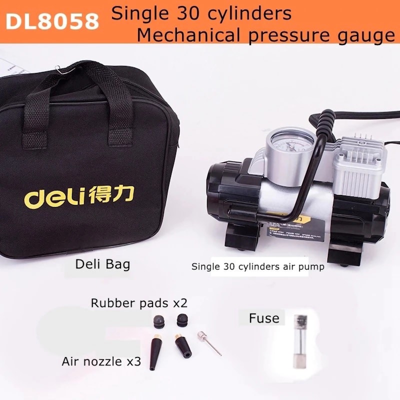 Deli Pompa Angin Portable 4