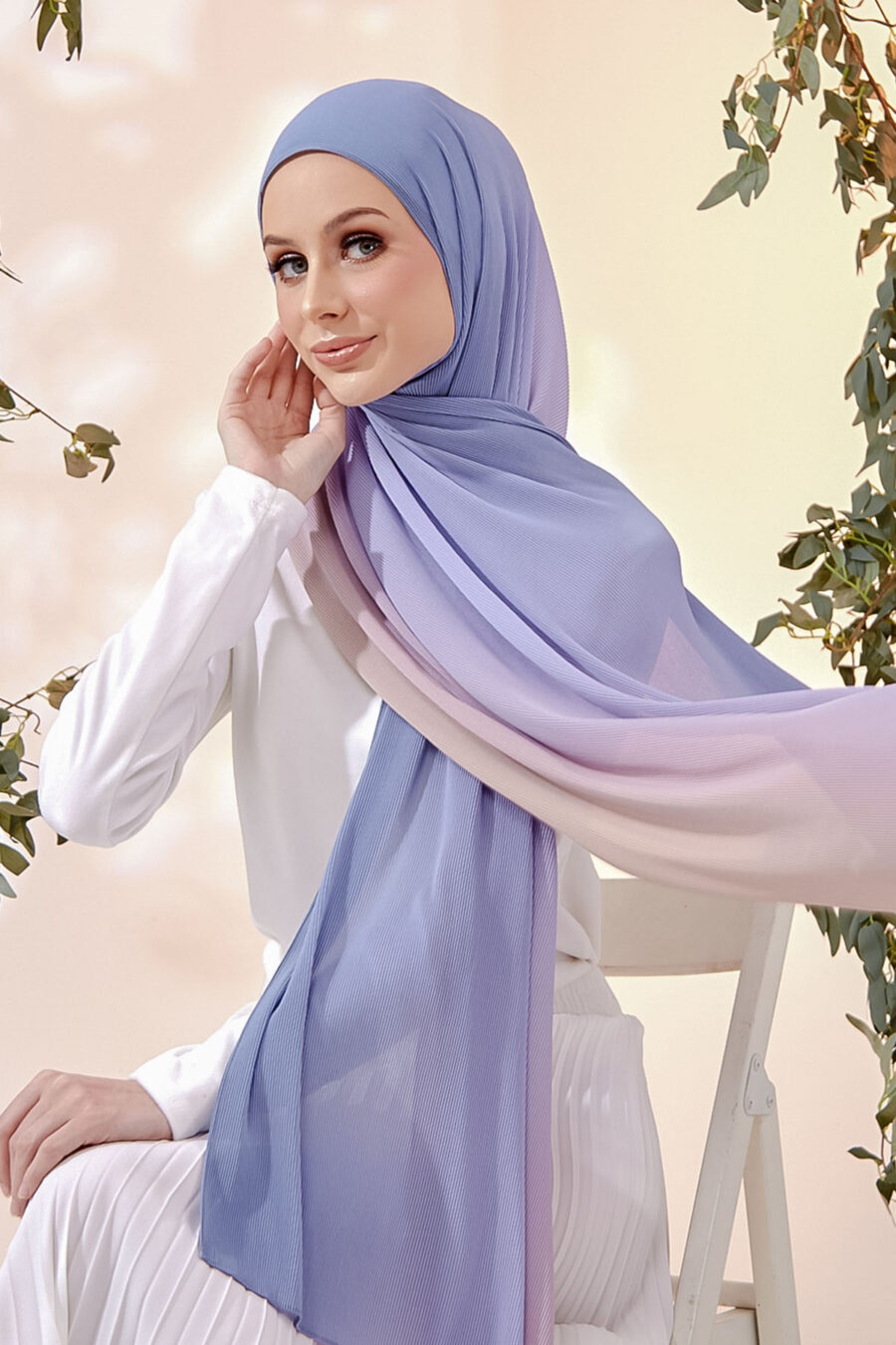Hawa Pleated Pashmina