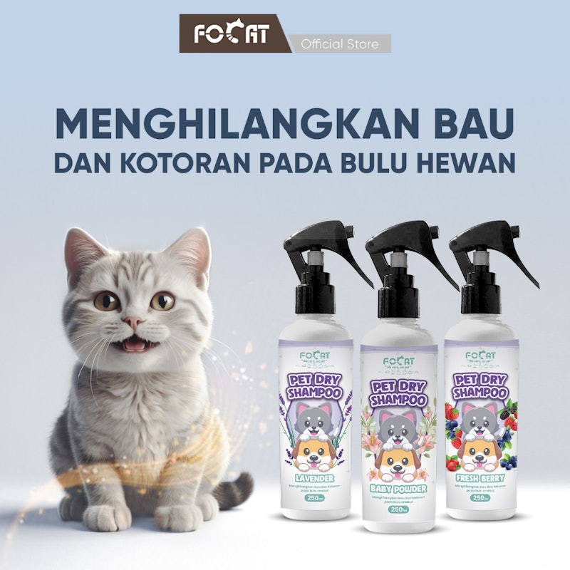 Focat Pet Dry Shampoo Baby Powder 2