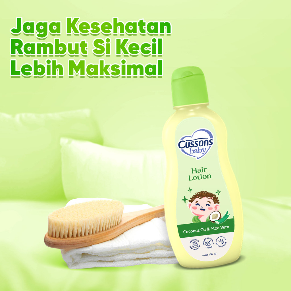 Cussons Baby Hair Lotion Coconut Oil & Aloe Vera