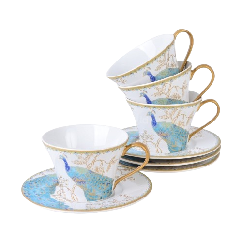 Sango Set Cangkir Peacock Garden (Rak B)