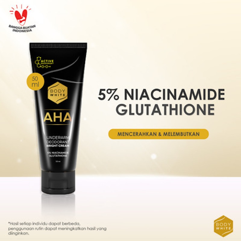 Body White AHA Underarm Deodorant Bright Cream 2