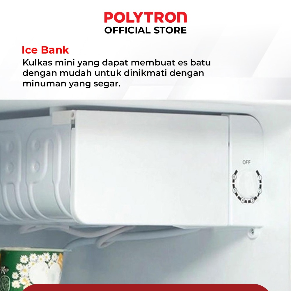 Hartono Istana Teknologi Polytron Mini Refrigerator 50L  PRH 51