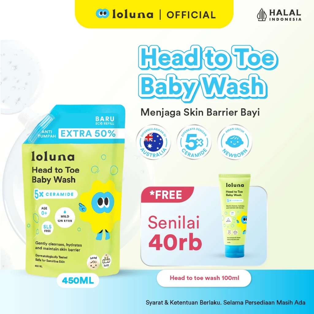  Loluna Head to Toe Wash Refill