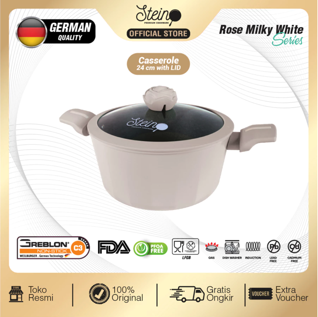 Stein Perkasa Internasional STEIN Rose Casserole 24 cm