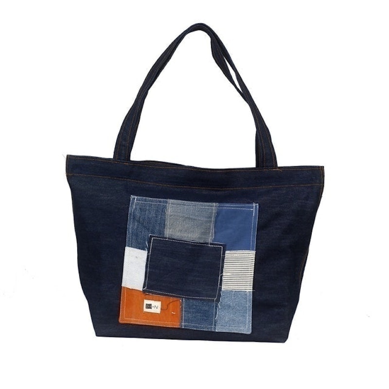 Tote Bag - Denim Raw Handmade 2