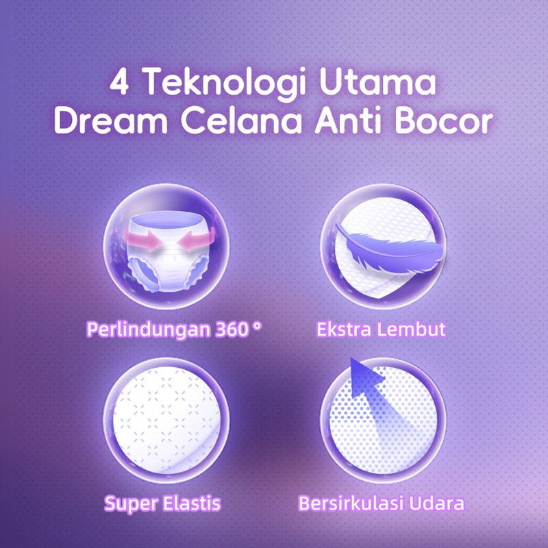 Ladis Pembalut Celana Menstruasi Dream Series 2