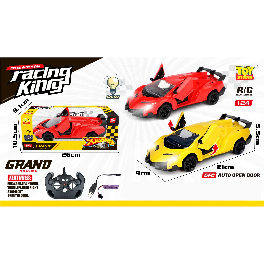 Toy Studio RC Racing King X Machines 2