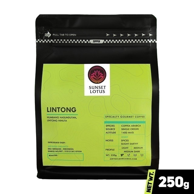 Sunset Lotus Coffee Kopi Arabika Specialty Set 5