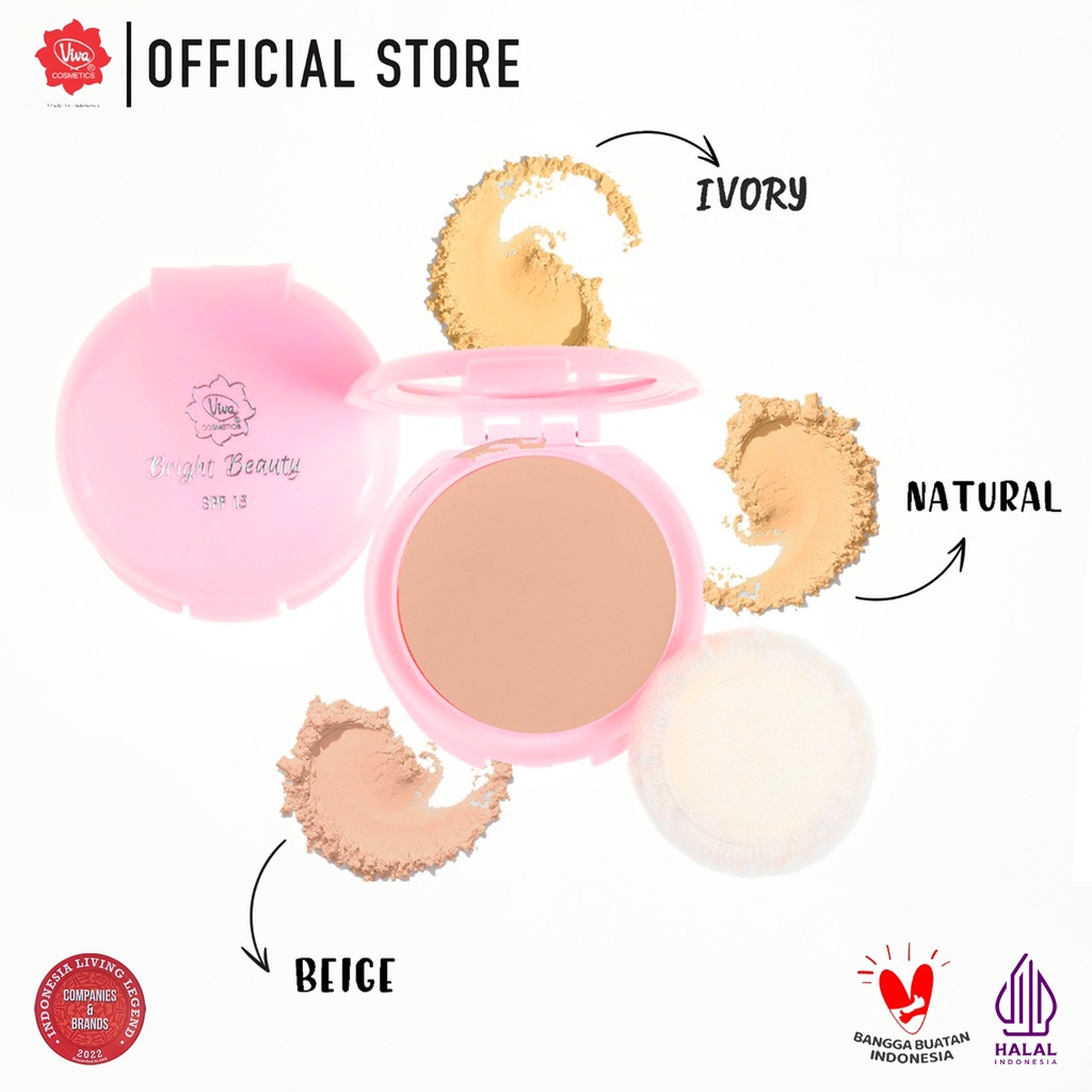 Bright Beauty Compact Powder with SPF 15 Natural 5