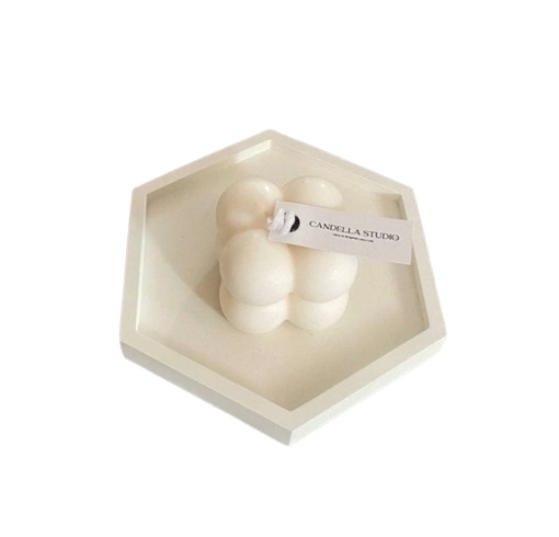 Candella Studio Mini Bubble Scented Candle Vanilla
