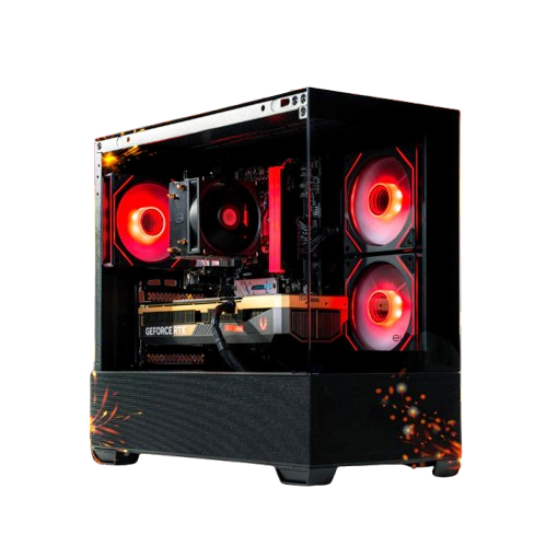 Rakitan PC Gaming Agres Pyrolite RYZEN 5 5600X RTX 3050