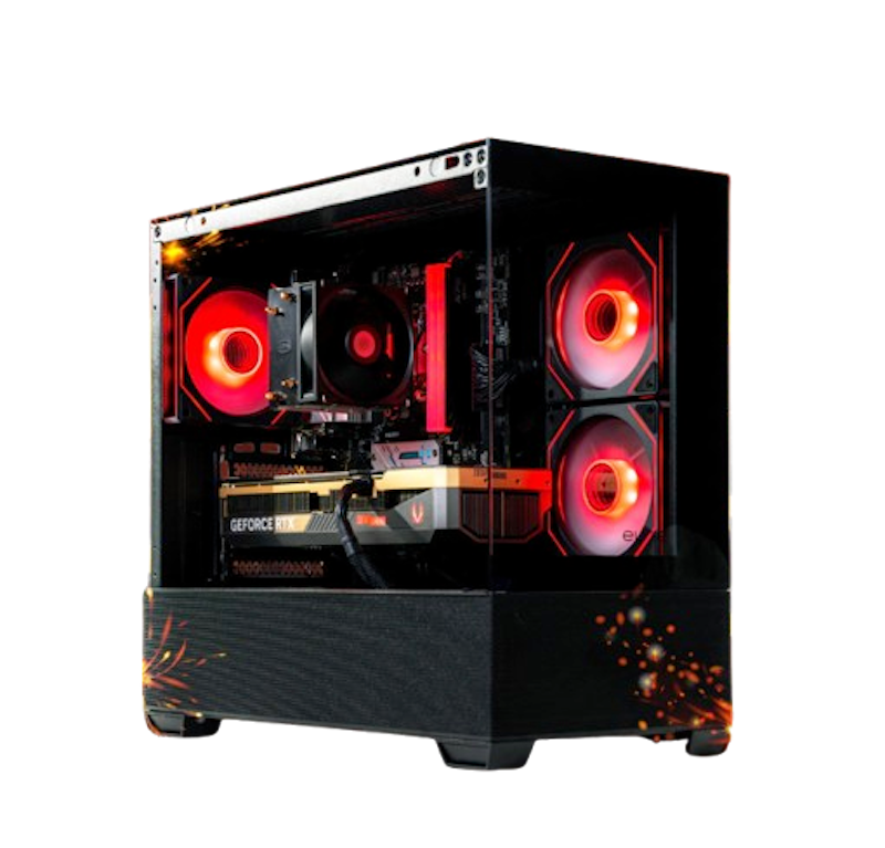 Rakitan PC Gaming Agres Pyrolite RYZEN 5 5600X RTX 3050 1