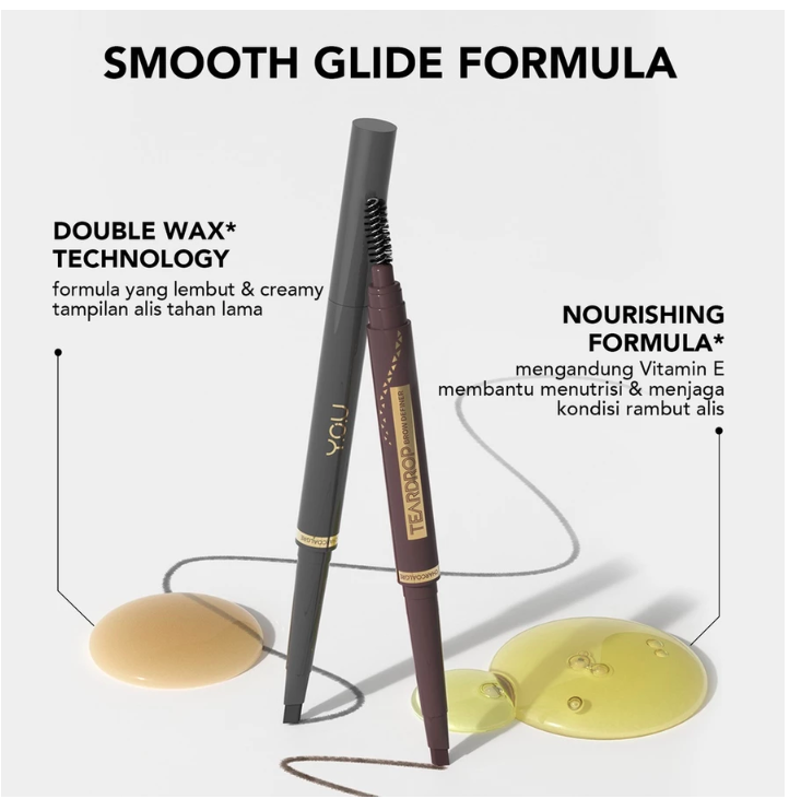 HEBE Beauty Style Y.O.U Teardrop Brow Definer Chocolate